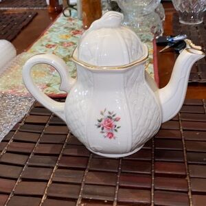 Antique English Teapot Arthur Wood Staffordshireteapot Pink |